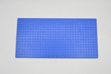 LEGO Basisplatte Bauplatte Grundplatte 32x16 blau Blue Baseplate 16x32 3857