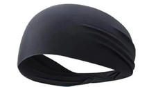 Head Headband Sweatband Sport Hairband Headband Fitness Jogging Tennis Thin DE