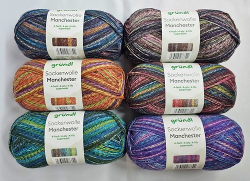 100g sockenwoll paket - 6x,