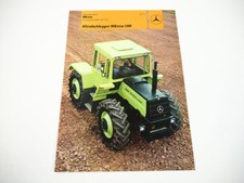 Mercedes Benz MB trac 1300 Allradschlepper Prospekt 1978