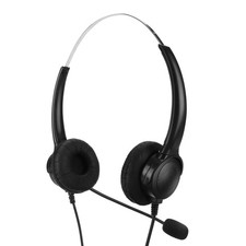 Schnurgebundenes Telefon-Headset RJ9 Schnurgebundener Binauraler