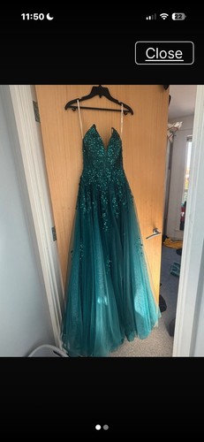 Ballkleid größe grün - ballkleid,