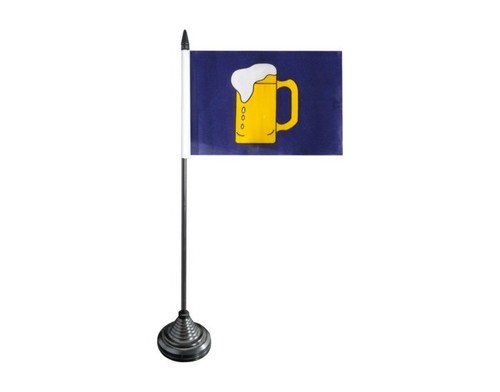 Tischflagge bier biertrinker - tischflagge,