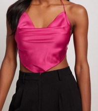 Wasserfall-Top mit Schnürung