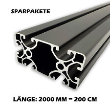 Alu Profil 40x80 Nut 8 schwarz