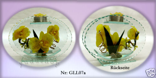 Kunstblumen,Orchideen,Teelicht
