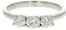Trilogie Ring aus Platin und