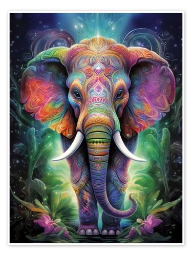 Poster bunter indischer - poster,