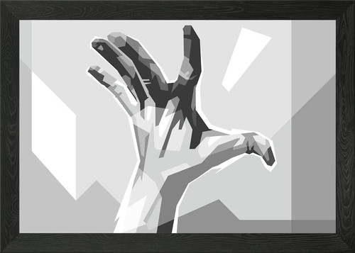 Gerahmtes wandbild poster - gerahmtes,