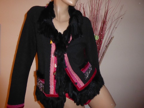 Damen walkjacke wolljacke - walkjacke,