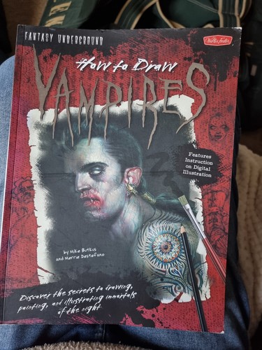 How draw vampires fantasy - vampires, (fantasy