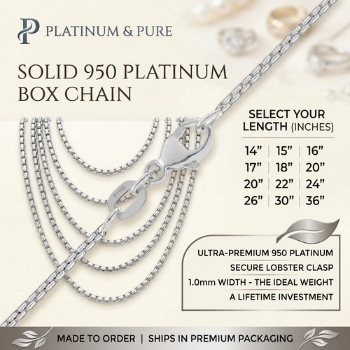 950 platin massive - 950,
