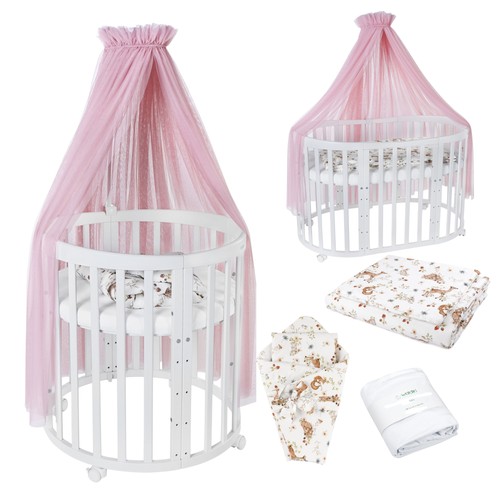 Waldin babybett oval 7in1 - waldin,