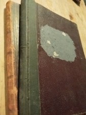 Zwei alte Notenhefte G.F. Händel, gebunden, Der Messias und Belsazar