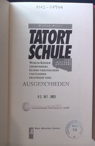 Tatort schule warum - :,