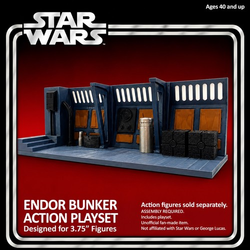 Endor bunker interior diorama - endor,