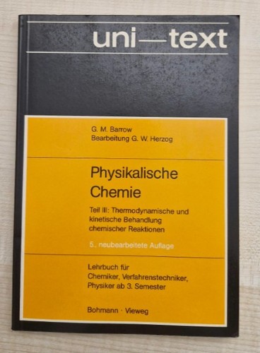 Barrow physikalische chemie - barrow,