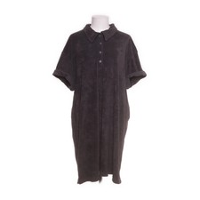 H&M, Polokleid, Größe: XL, Grau, Baumwolle/Polyester, Einfarbig, Damen #OGe