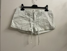 Hot Pants Damen, weiß Gr. 5 von Hollister