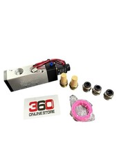 TAILONZ PNEUMATIC 3/8 Zoll BSP Magnetventil 12V Einzelspule