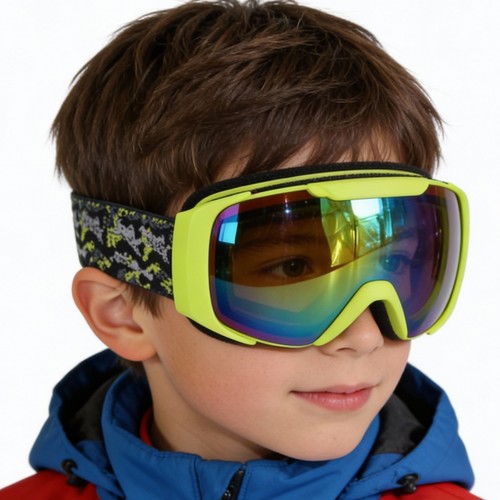 Kinder skibrille 100 - skibrille, 100%