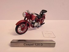 DDR Sammlung Motorrad Csepel 125 D Atlas Verlag Modell 1:24 in OVP mit Heft
