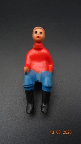 Ddr figur raupenfahrer gummi - ddr,