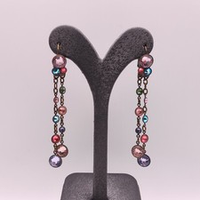 ⭐ Konplott Ohrring Creolen Kreolen Stecker Ohr Clips Klip Perle Silber 174 ⭐