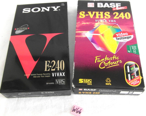 Basf vhs 240 sony - s-vhs, 240;
