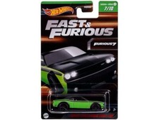 DODGE Challenger - Drift Car F&F  - green / black - HOT WHEELS 1:64