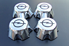 4 x schöne Chrom Nabenkappen Opel Commodore B  GS/E Sportstahlfelge 10 06 026