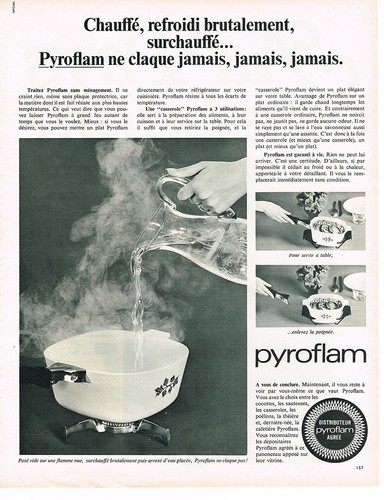 Reklame 1968 pyroflam flache - reklame,