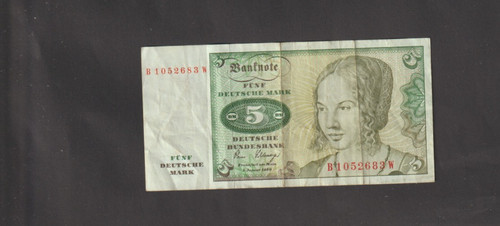 Schein banknote - 5, @