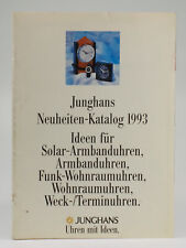 JUNGHANS Neuheiten Katalog 1993 mit Preisliste Uhren; K85 596