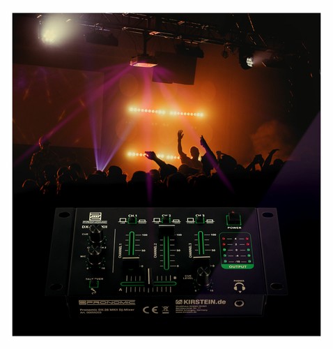 Mixer 4 kanal - dj, 3/4