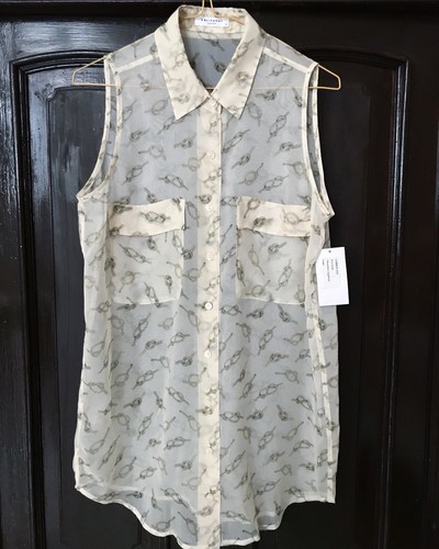Equipment bluse seide - seide, neu
