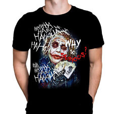 Der Joker - Wieso So Ernst ? - T-Shirt - GRÖSSE S -5XL /Horror/Batman