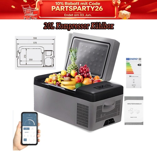 Kompressor kühlbox 20l mini - kompressor,