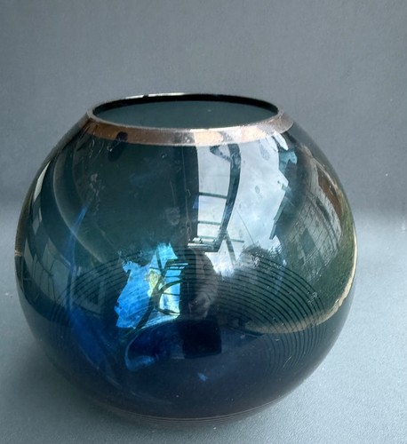 Kugelvase glasvase blaugrün - kugelvase,