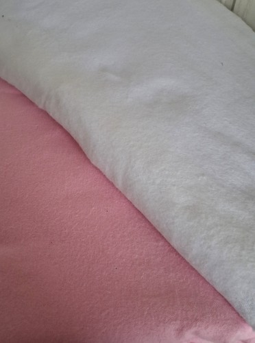 Restepaket flanellstoffe rosa - flanellstoffe,