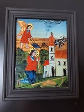 Hinterglasbild Heiligenbild