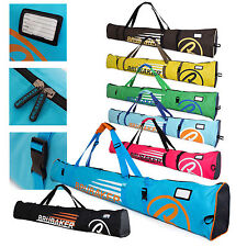 BRUBAKER Skitasche Champion 2.0 Single Skibag Skisack für 1 Paar Ski 170 190 cm