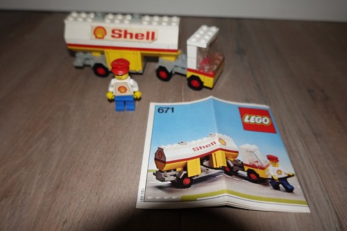 Legoland 671 shell tankwagen - 671, shell-tankwagen