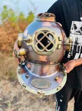 Brauner Taucherhelm ~ Mark V