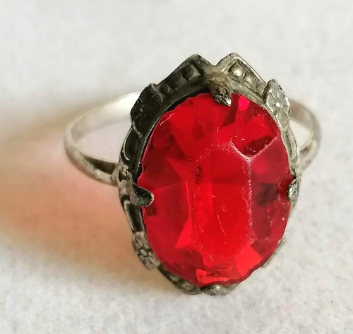 Antik silber ring 830 mit - ring,