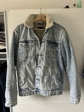 Gefütterte Jeans Jacke L
