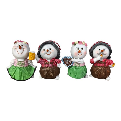 Schneemann in tracht - schneemann,