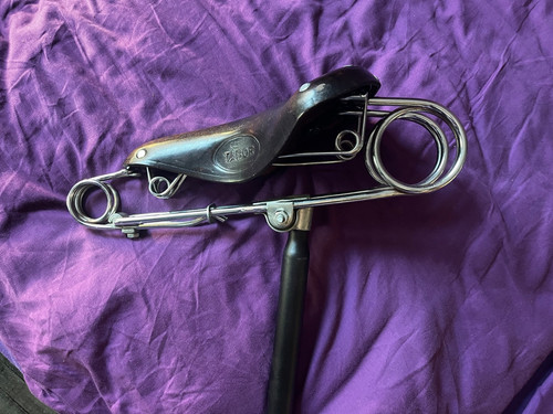 Leder fahrradsattel sitzbank - leder, /sitzbank