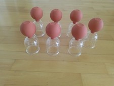 Schröpfgläser mit Saugball (7 St.), Naturheilverfahren, Schröpfen