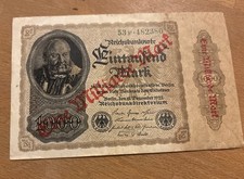 1000-Mark-Reichsbanknote aus